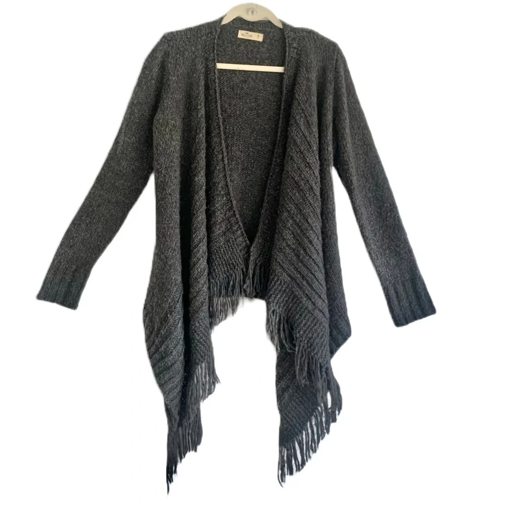 HOLLISTER open front cardigan wrap sweater. Womens size medium - Picture 5 of 9